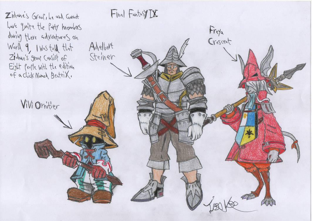 Pre Rendered Ffix Heroes of FFIX: part 2 by JWBtheUncanny on DeviantArt