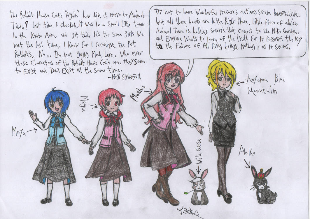 Is the order a rabbit Characters 2 by JWBtheUncanny on DeviantArt