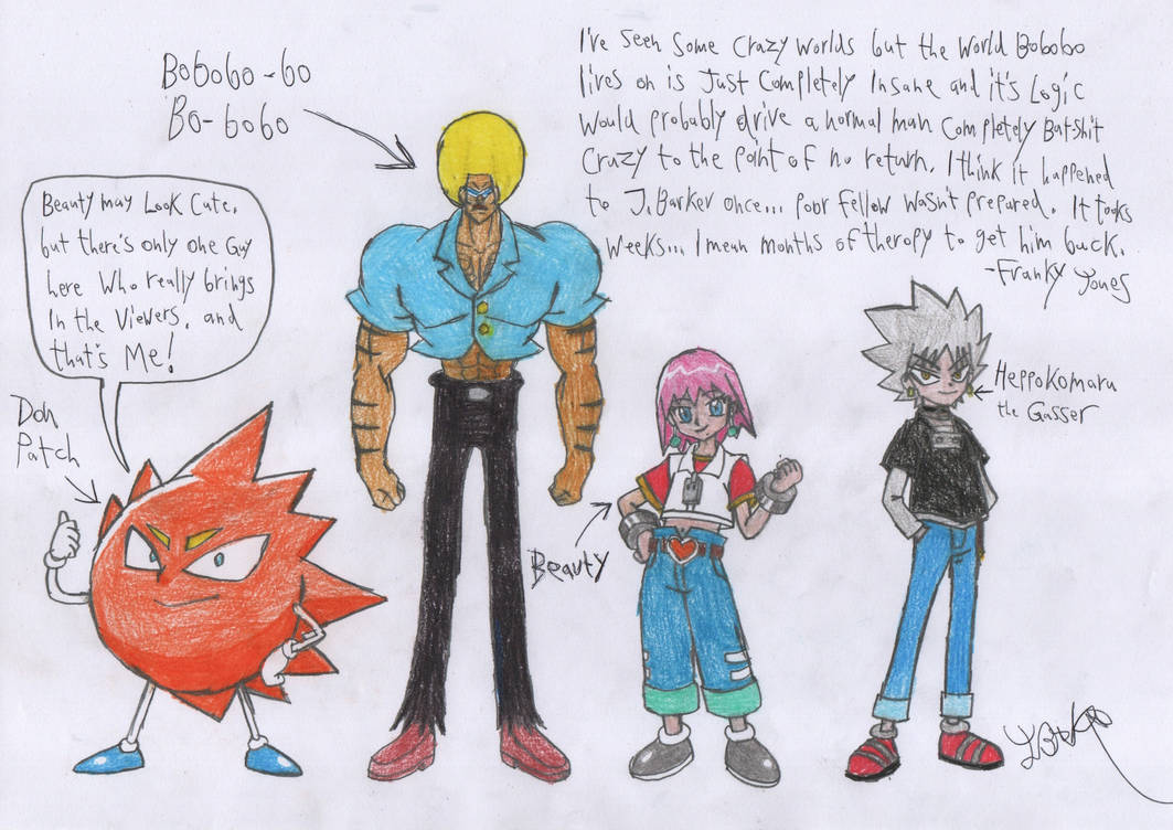 Bobobo-bo Bo-bobo Characters 1 by JWBtheUncanny on DeviantArt