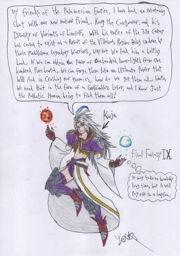 Pre Rendered Ffix Kuja from FFIX by JWBtheUncanny on DeviantArt