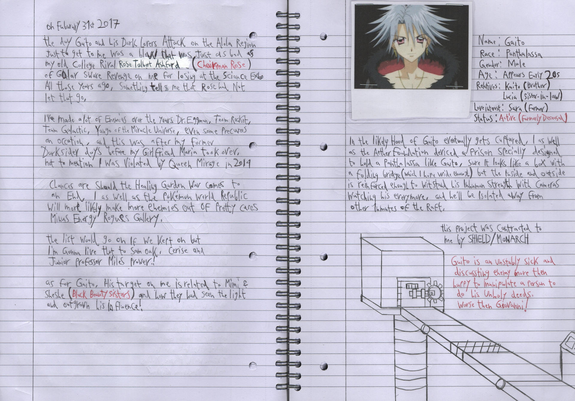 Yana's Notes pages 69 and 70 by JWBtheUncanny on DeviantArt