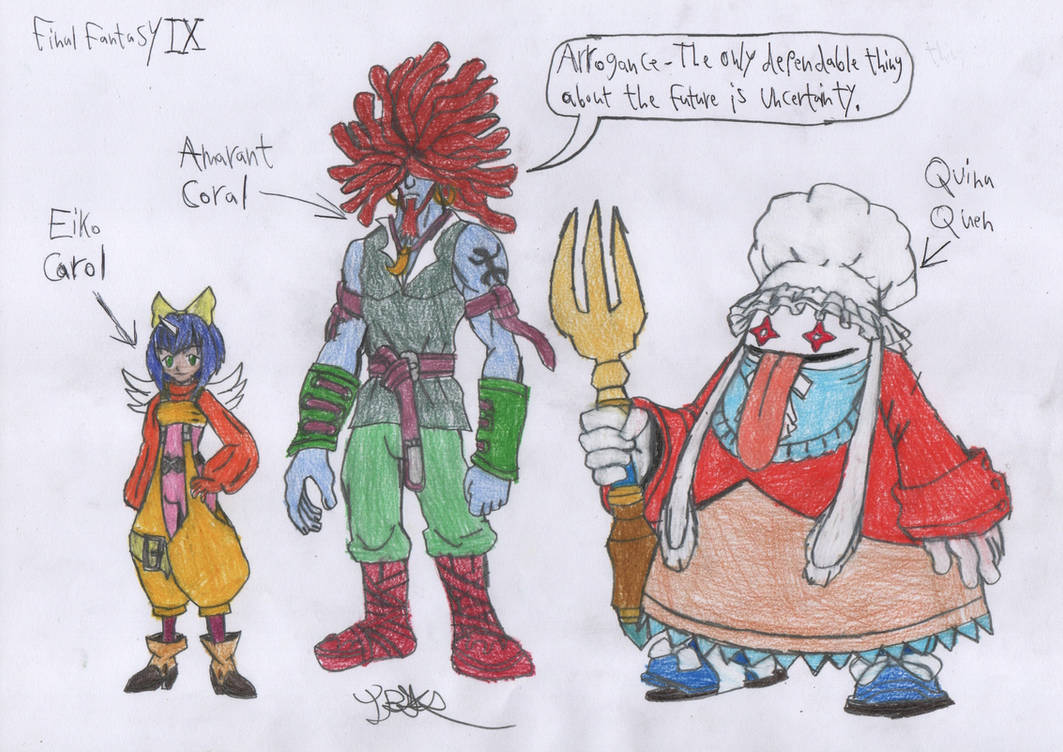 Pre Rendered Ffix Heroes of FFIX: part 3 by JWBtheUncanny on DeviantArt