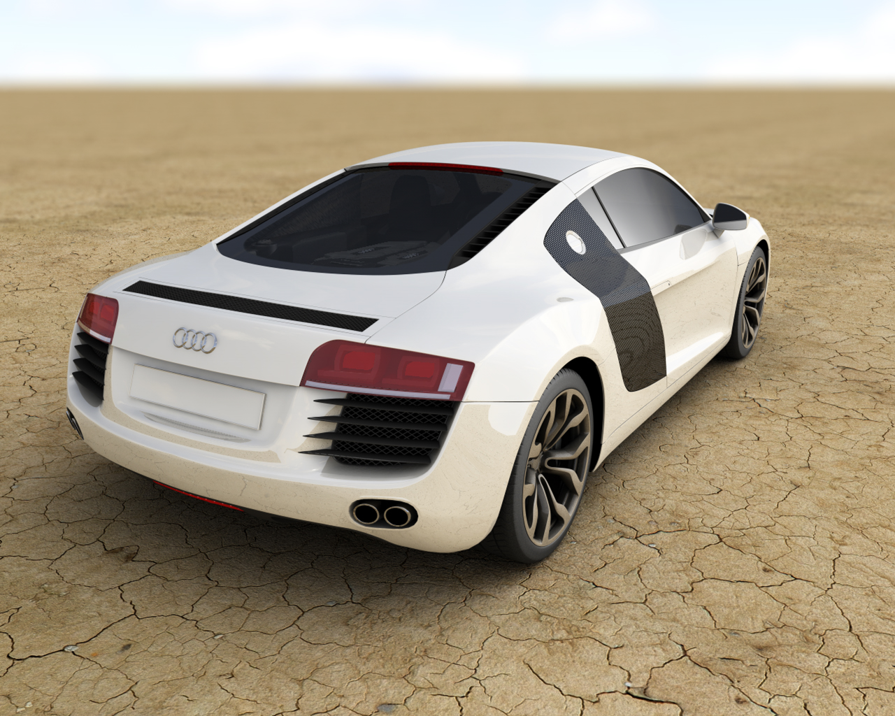 Audi R8 Rear View by NeuronalOverload on DeviantArt