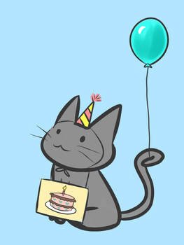 Birthday Cat