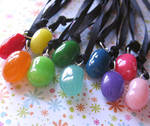 Encased Jelly Bean Charms by MigotoChou