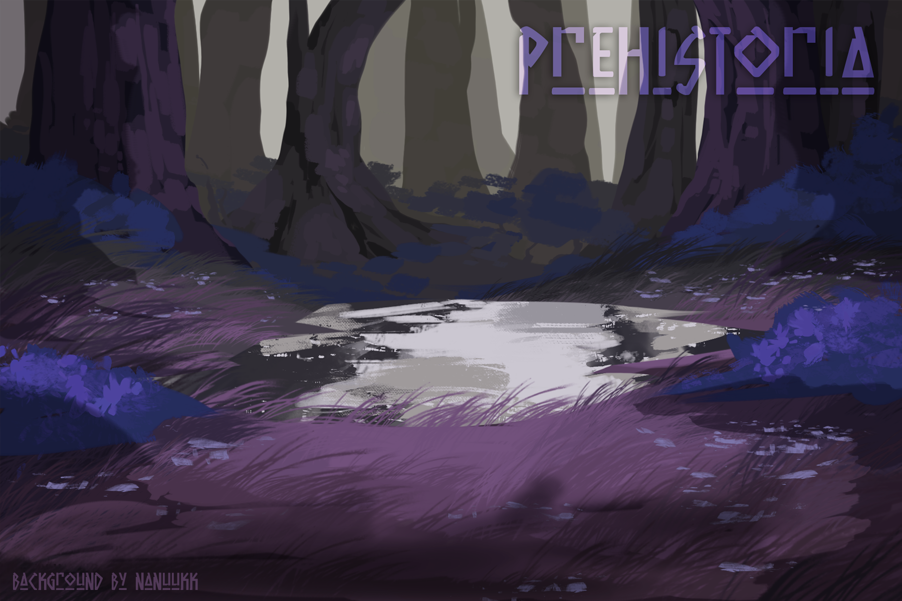 Autumn Forest: Alternate Dusk Background - 1800x12