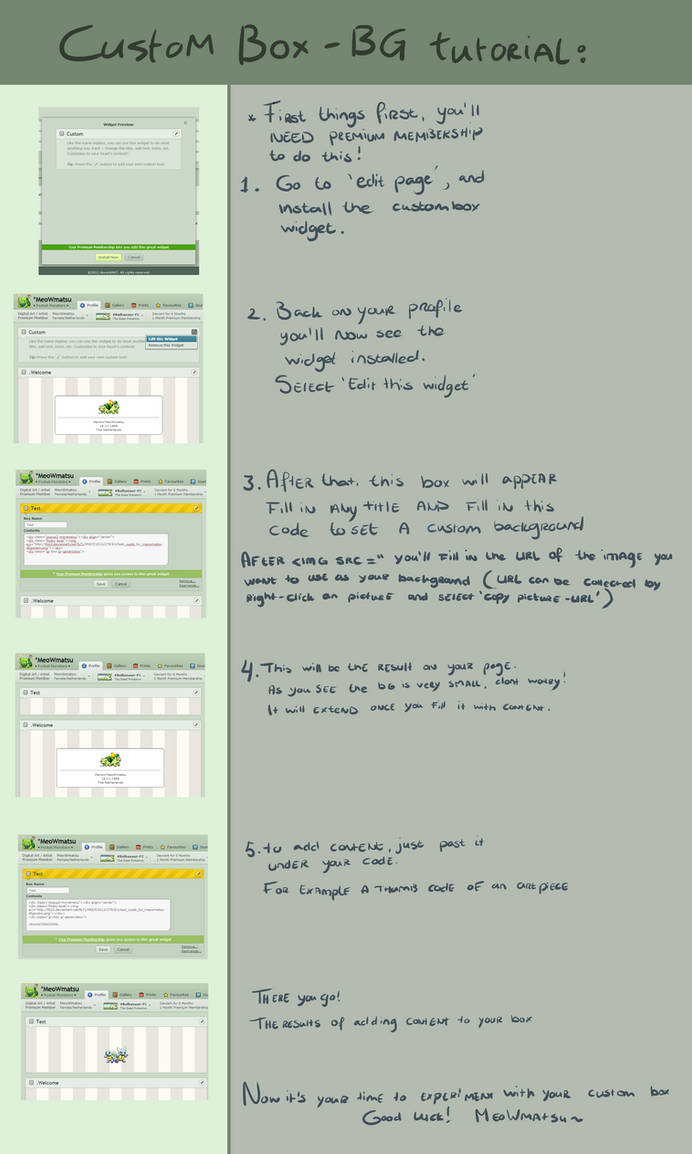 Custom Box Background Tutorial By Meowmatsu On Deviantart Custom Box Background Tutorial By Meowmatsu On Deviantart