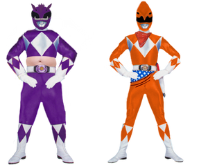 Bulk (Purple Ranger) and Skull (Orange Ranger)