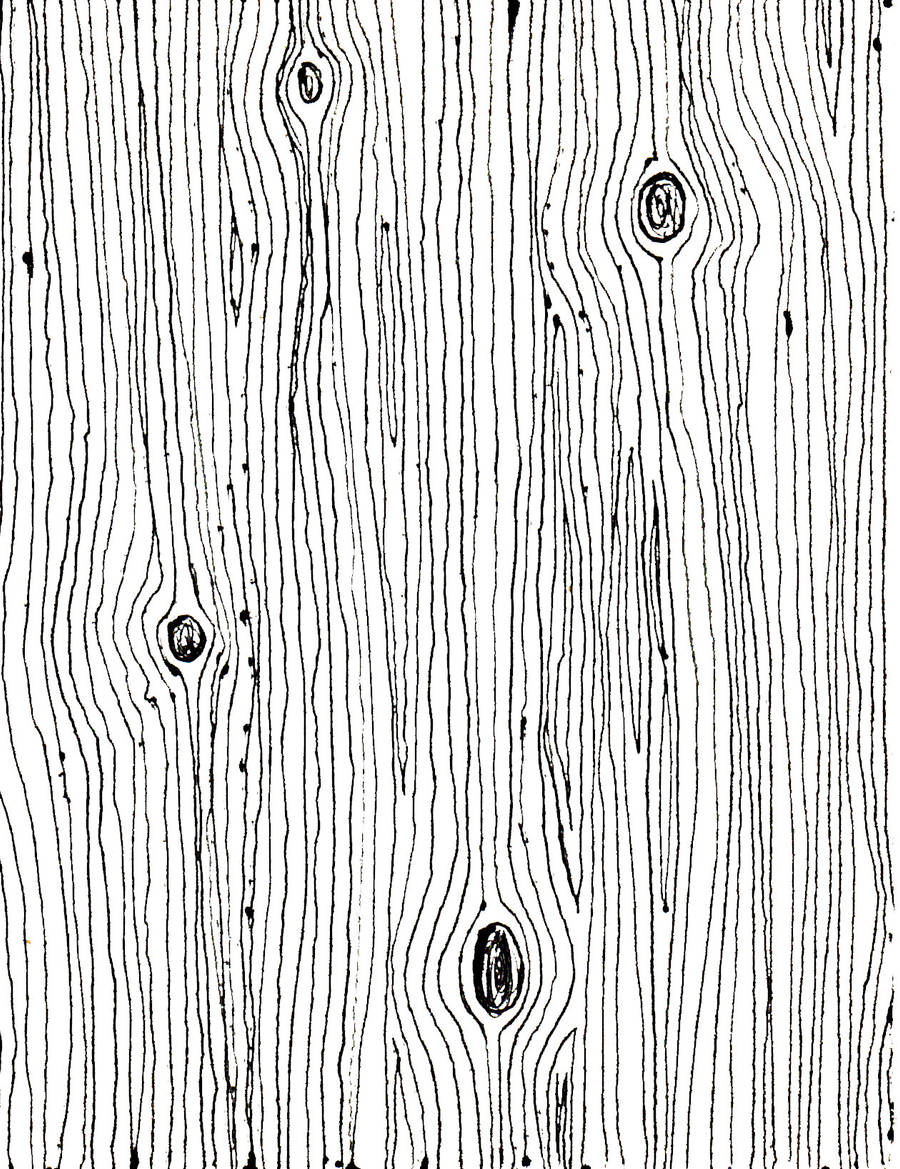 Drawn Wood Grain Texture by german-popsicle