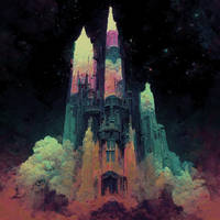 Gothic Tower In Space