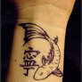 Peace Symbol Sharpie Tattoo