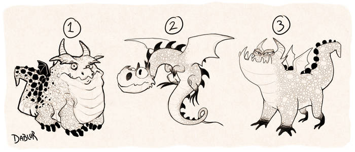 HTTYD Style Dragons Sketch