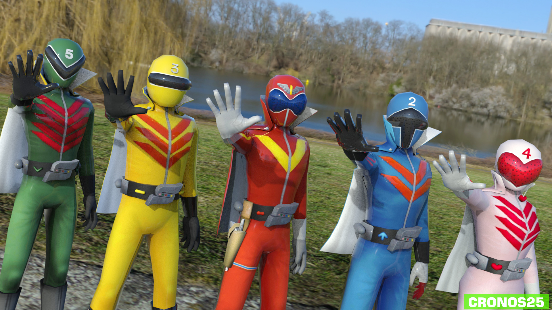 Himitsu Sentai Goranger by CRONOS25 on DeviantArt
