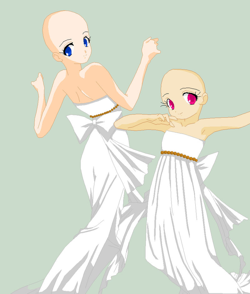 Requested Dresses Base by SuperRawrZ on DeviantArt