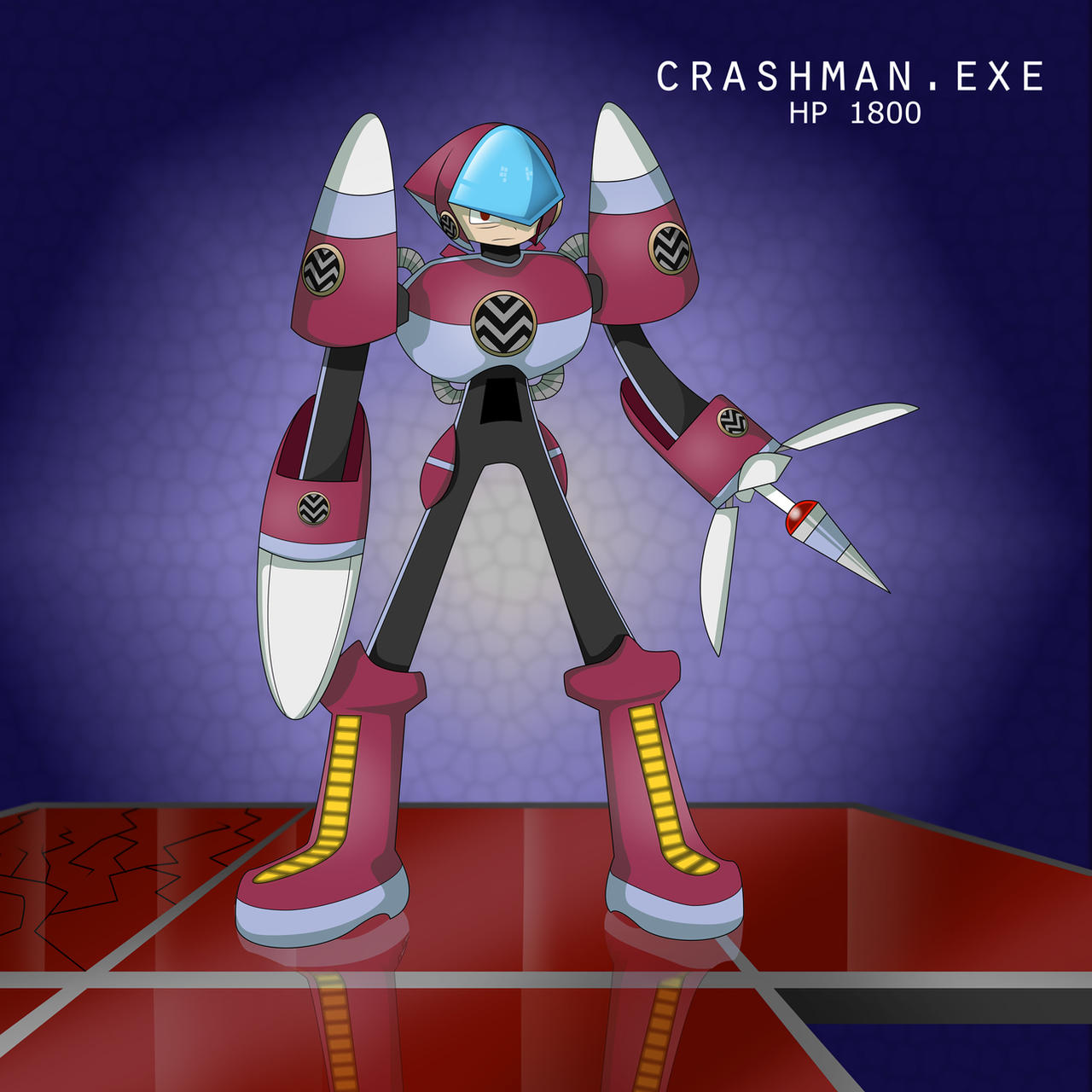 Crashman.EXE by Rootay on DeviantArt