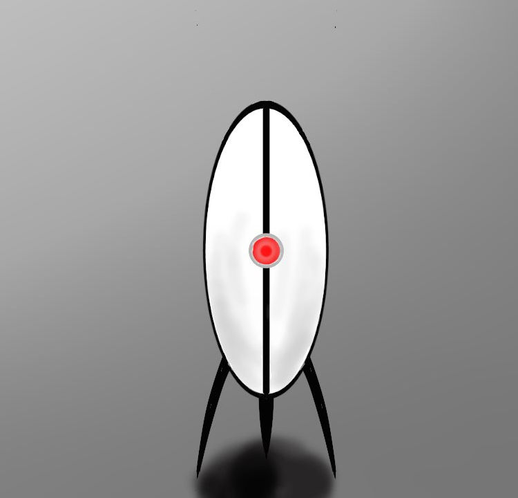 Helloo? Is anyone there? (Portal 2 Turret) by ArachneNet on DeviantArt