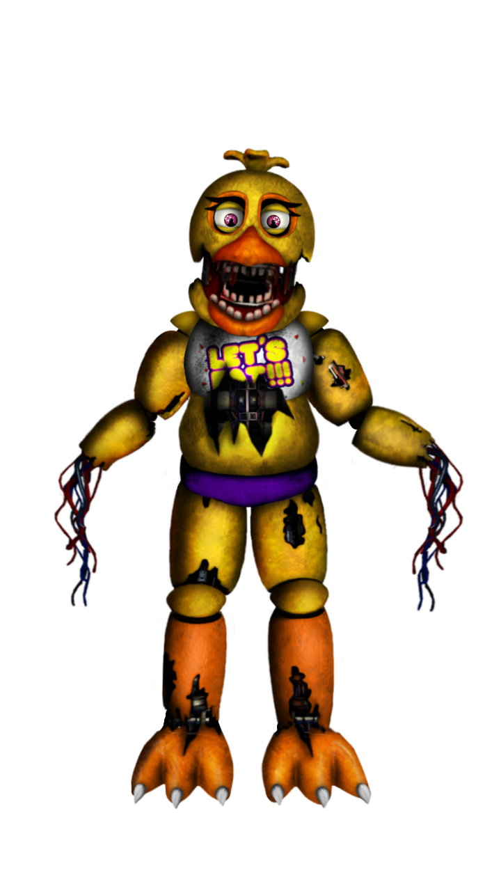 Rockstar Withered Chica By 133alexander - Fnaf Rockstar Chica