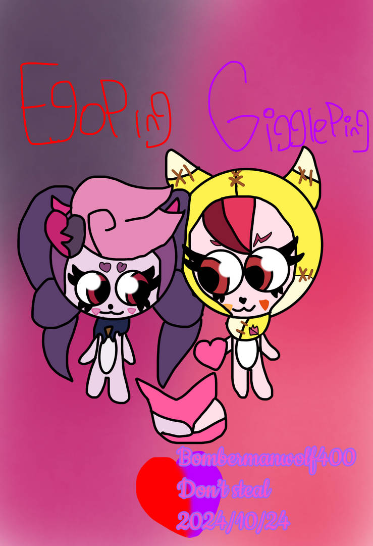 Catch! Teenieping: Giggleping x Egoping by BombermanWolf400 on DeviantArt