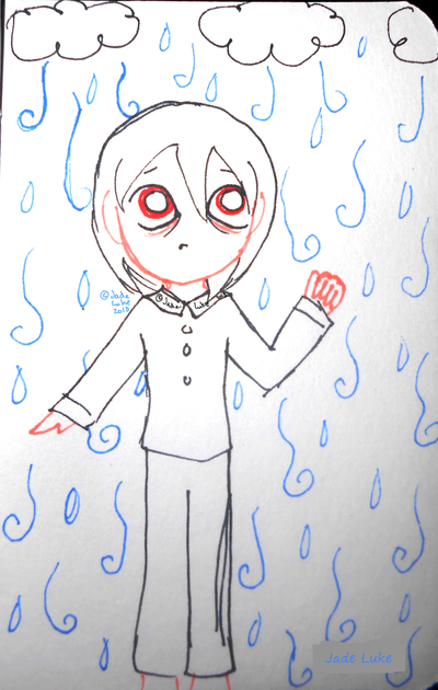 Vampire Rain Doodle