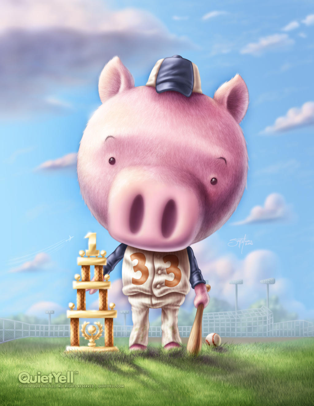 WhenPiggiesHitFlyBalls by ScottMonaco