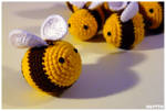 crochet bees