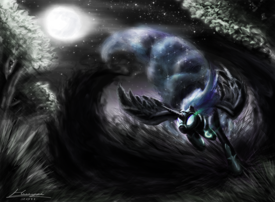 Mlp   Nightmare Moon By Huussii-d460a6p