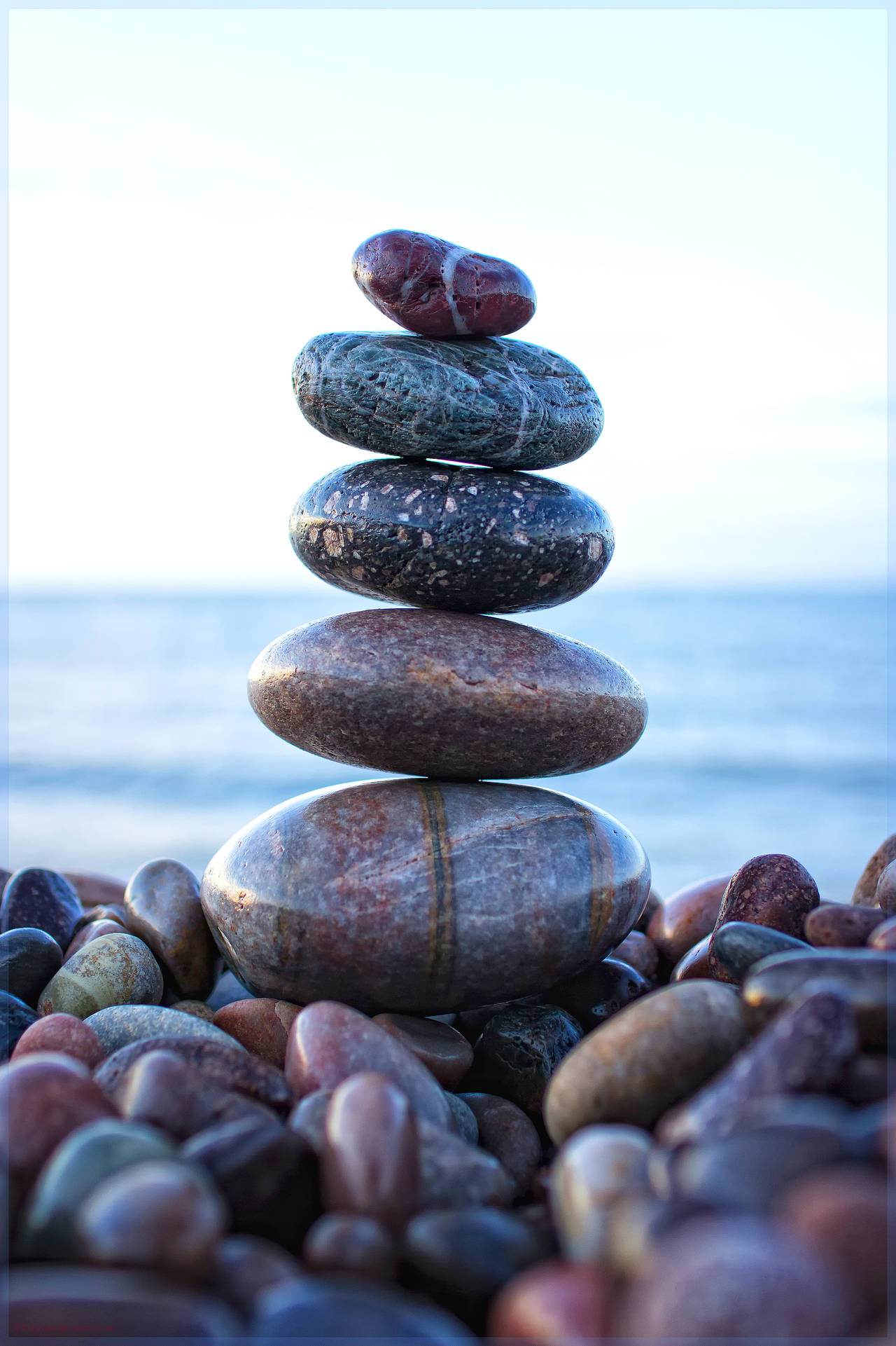 Zen - Pebbles and the Morning Sun by 51ststate