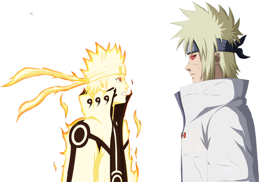 Naruto and Minato by lubiga on DeviantArt