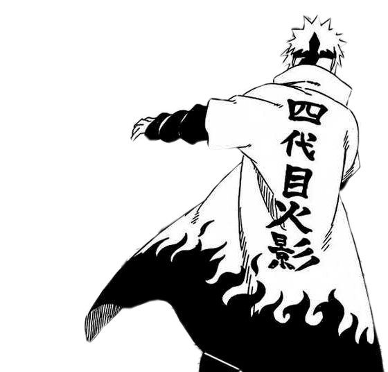 Minato Colour Less Minato black and white Render by Raijinexpert by Raijinexpert on DeviantArt