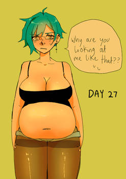 Day 27 kiara weight gain