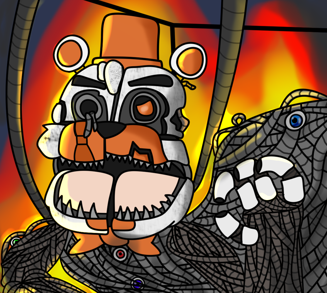 Fnaf Molten Freddy by Sapiredragon on DeviantArt