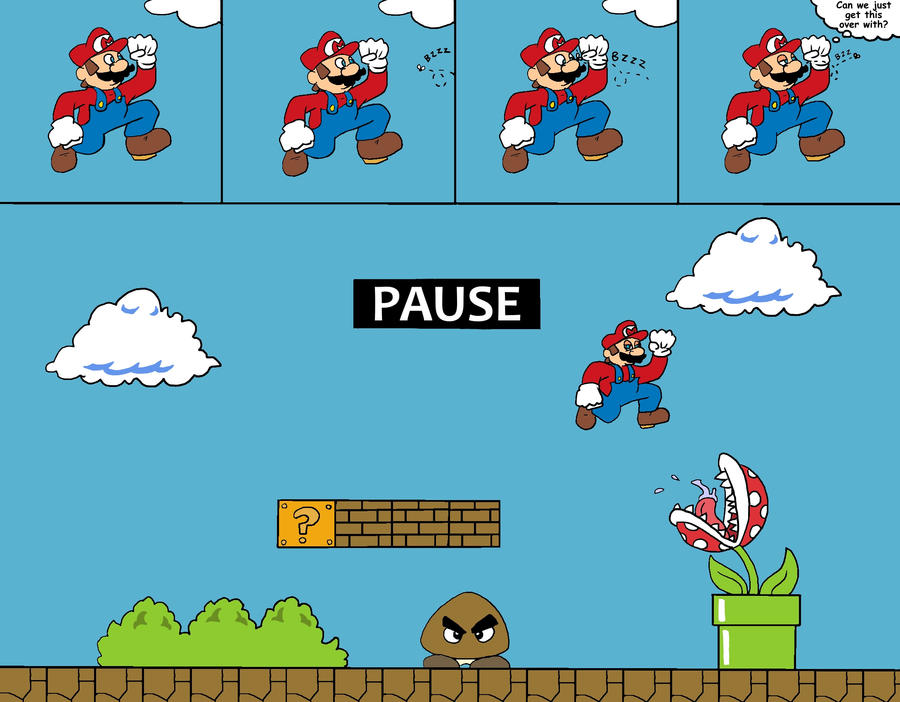 Super Mario Has Problems Too