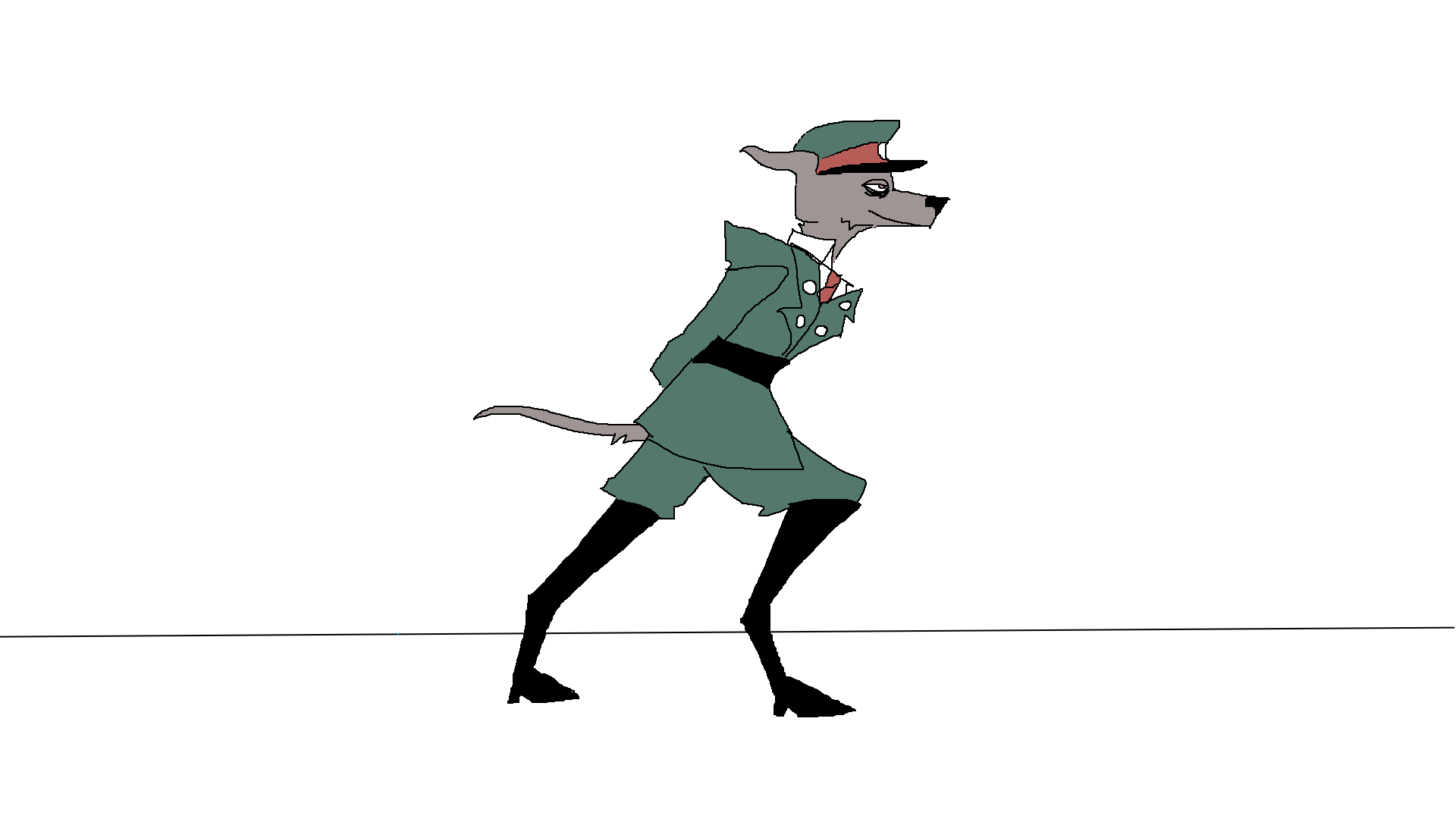basil walk cycle test by graveyardnostalgia on DeviantArt