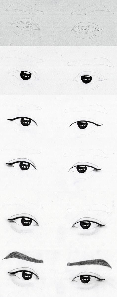 Manga and Anime Eyes by shanerose on DeviantArt