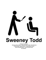 Sweeney Todd Pictogram Movie Poster