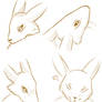 Renamon faces