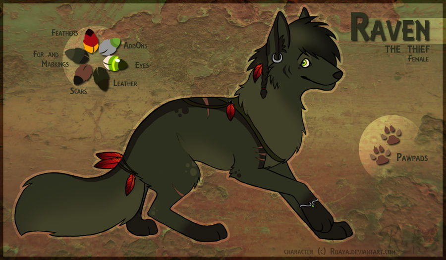 Raven Lib Raven Ref Sheet by Ruaya on DeviantArt
