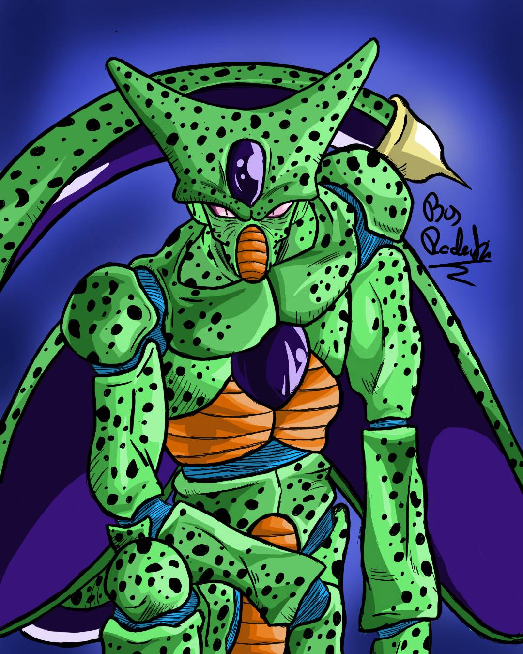 First Form Cell Background Dbz Cell 1st Form