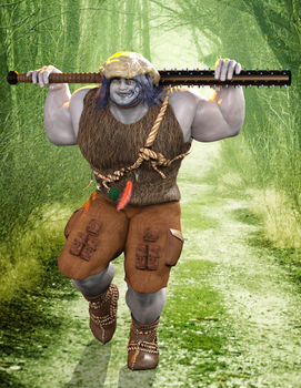 Half Giant-Warrior-Portrait
