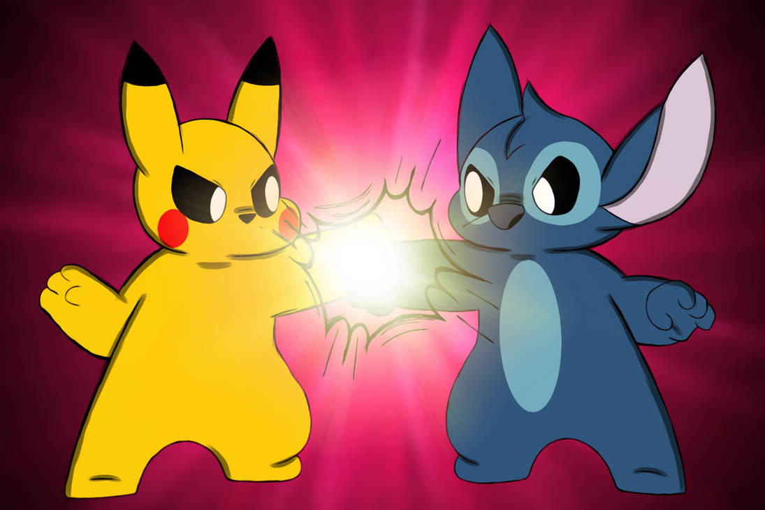 Pikachu VS stitch by LilD6VIL on DeviantArt