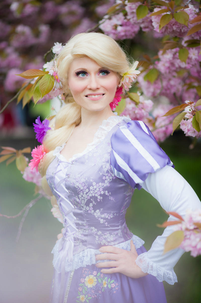 Tangling Spring Rapunzel (Tangled) on a beautiful spring day by Blue-colibri on DeviantArt