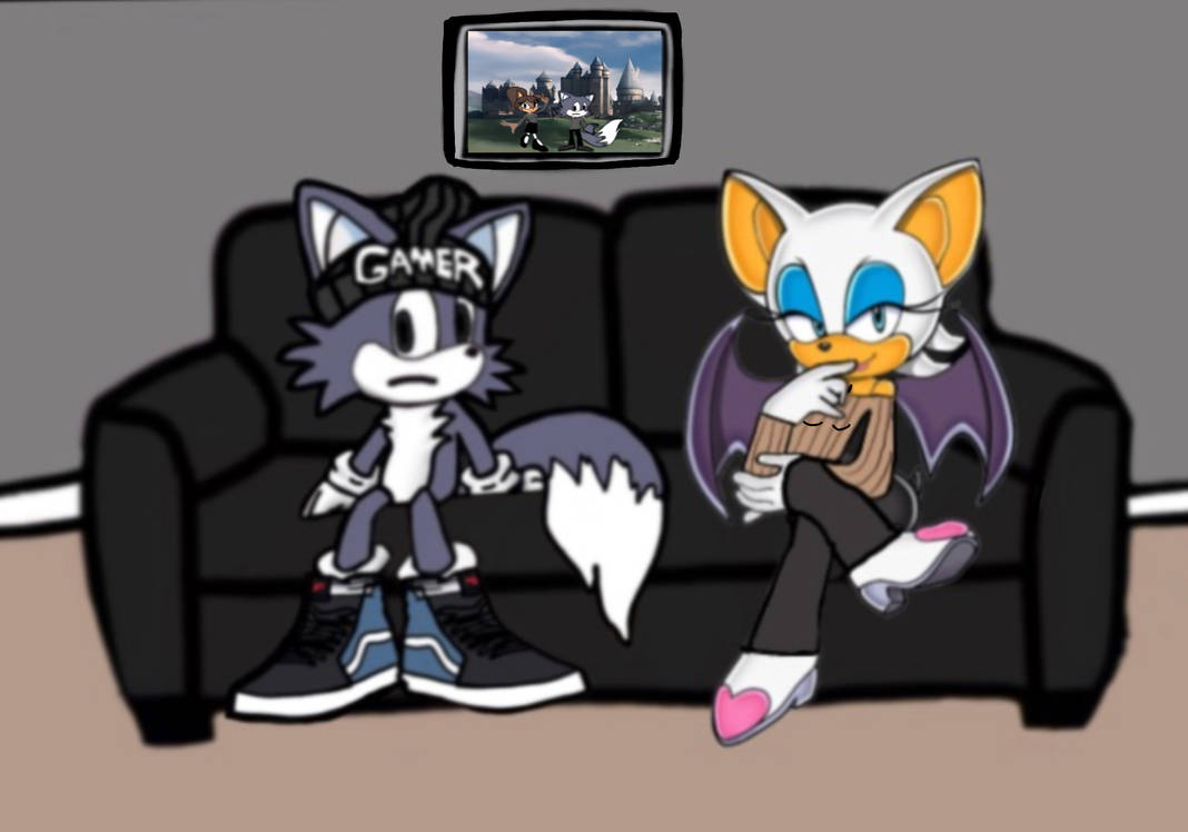 Wolves With Jake Jake the wolf and Rouge the Bat by jakewolf714 on DeviantArt