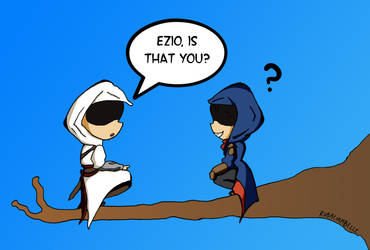 Altair and Arno - The First Meeting by Rubaciambelle