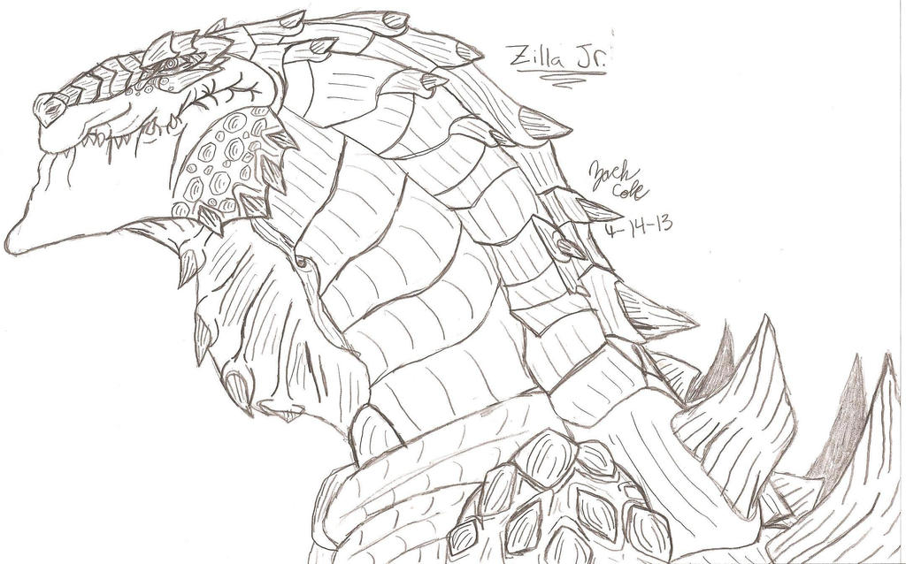 Zilla Jr. by Critterzach on DeviantArt