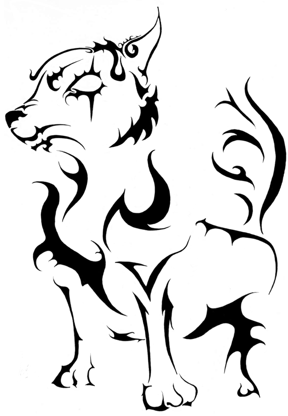 Tribal Dog by St-Luciferis on DeviantArt Tribal Dog by St-Luciferis on DeviantArt