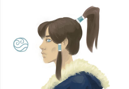 Korra in winter gear