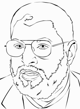 Dr. Abdul-Aziz Rantisi Lineart