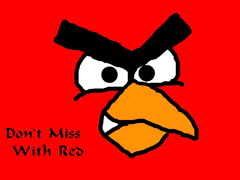 angry birds: red bird