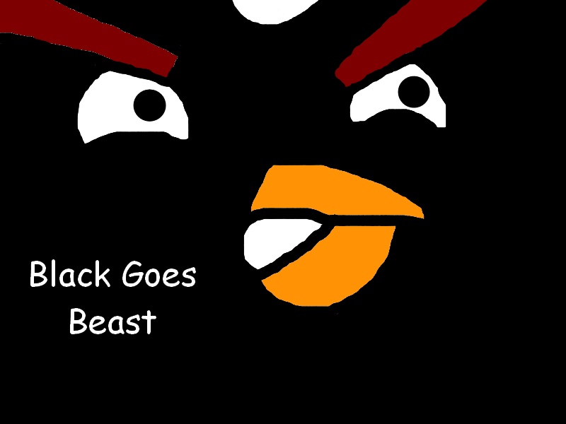 Angry Birds: black bird