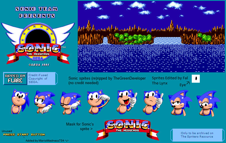 Custom sprites (maybe someday I will do a full sheet with all this) :  r/SonicTheHedgehog